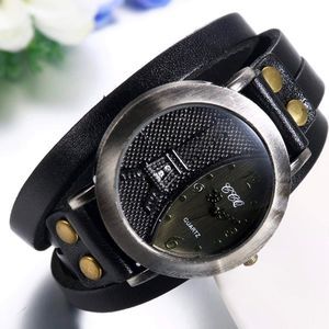 Vintage Multilayer Wrap Leather Quartz Watch